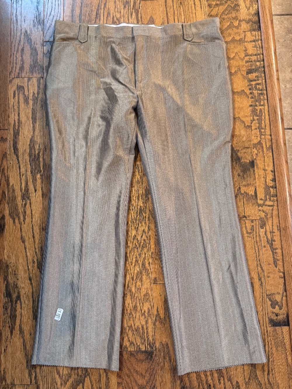 Western Rodeo King Silverado dress pants Slacks Roper Brown  SZ 52 Unhemmed